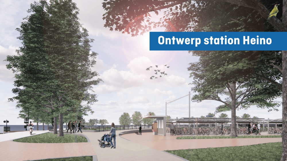 Ontwerp station Heino
